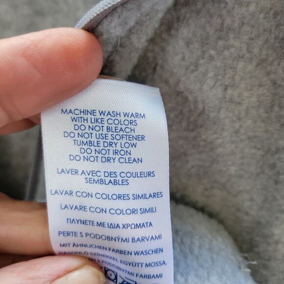 Chaps Sweatshirt Men's Medium Gray Golf 1/4 Zip Fleece Pullover XXL - Picture 5 of 8